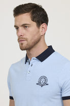 Polo BAC Gris bleu chiné