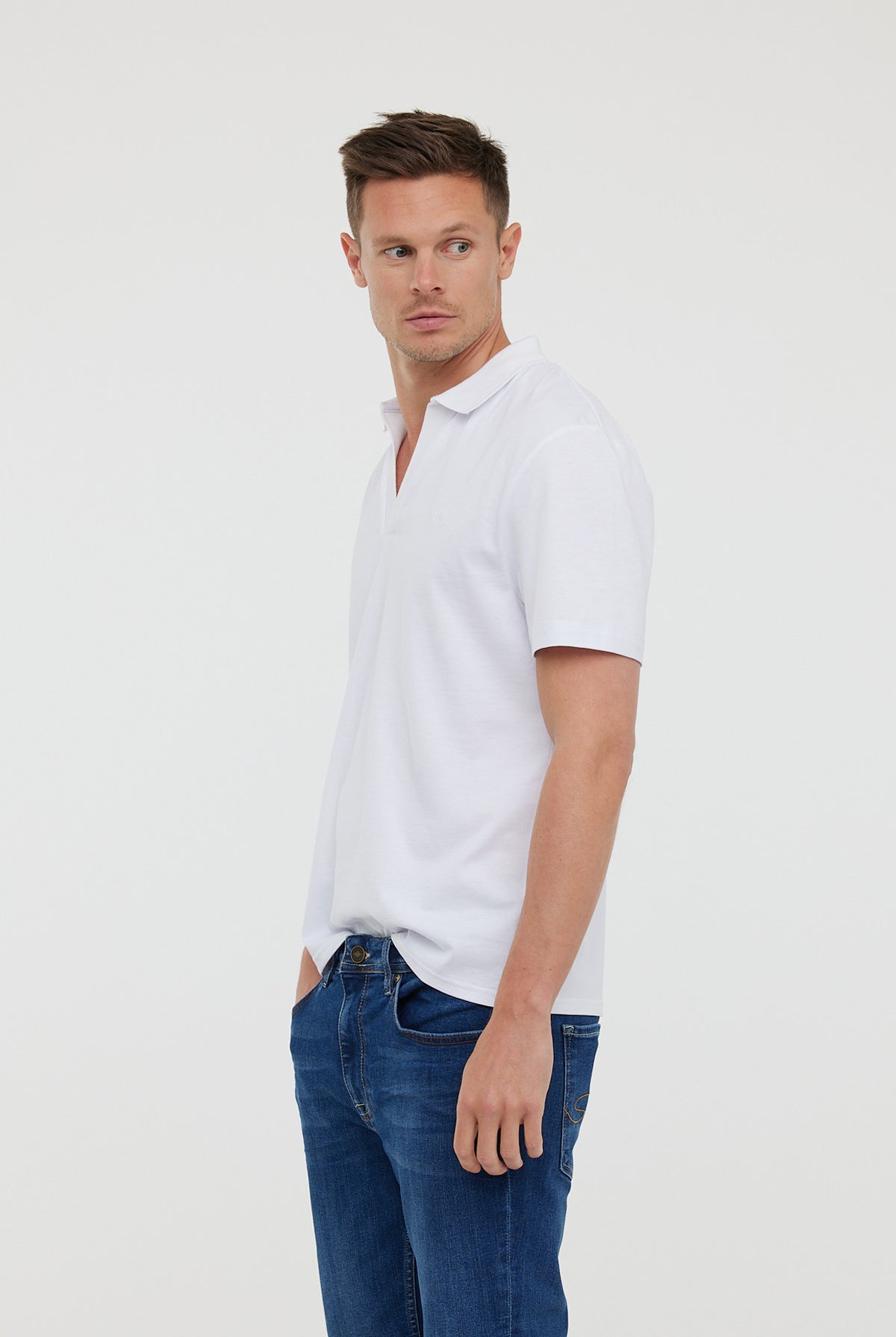 Polo BAYO MC Optic white