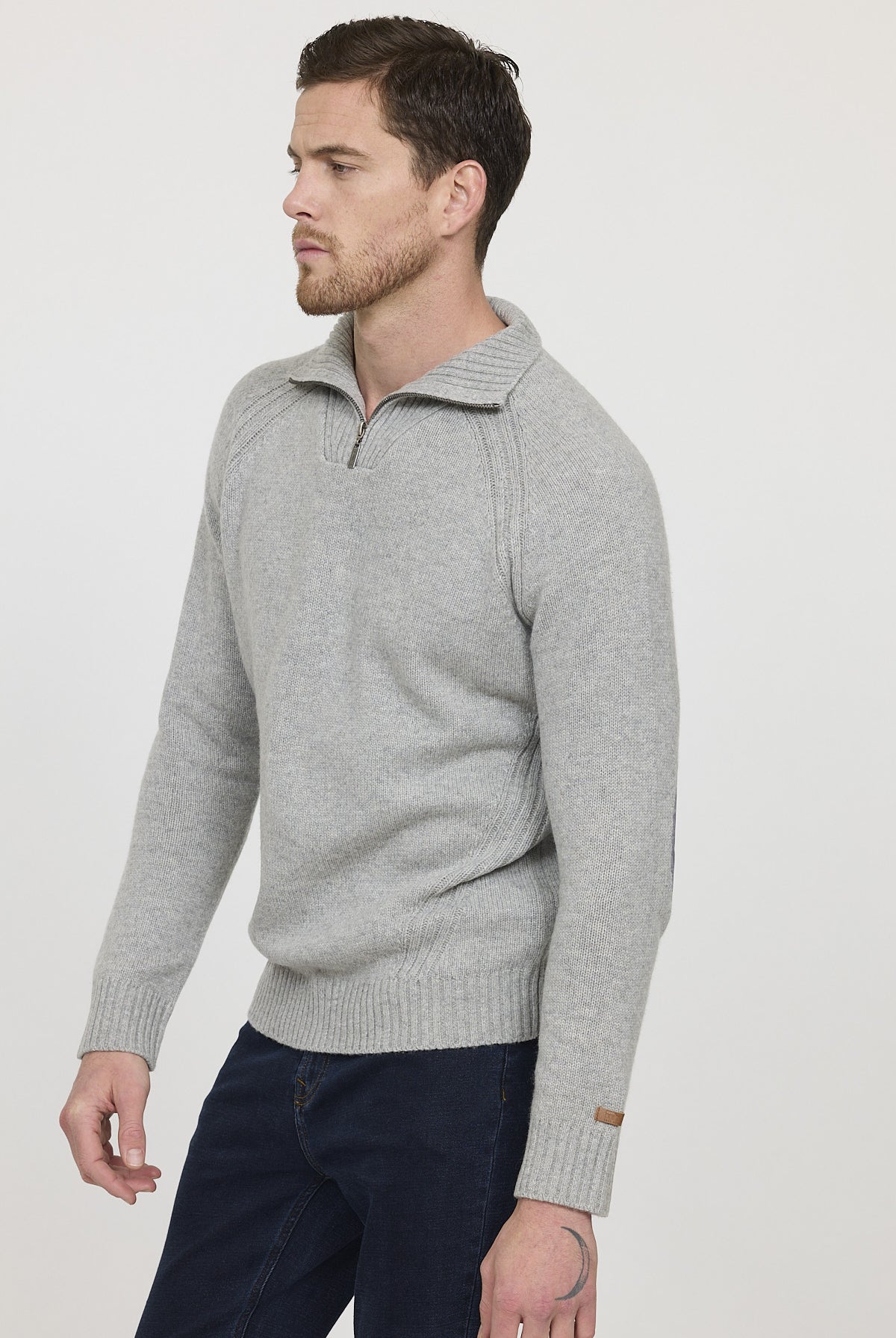 Pull CHALOK Gris chine