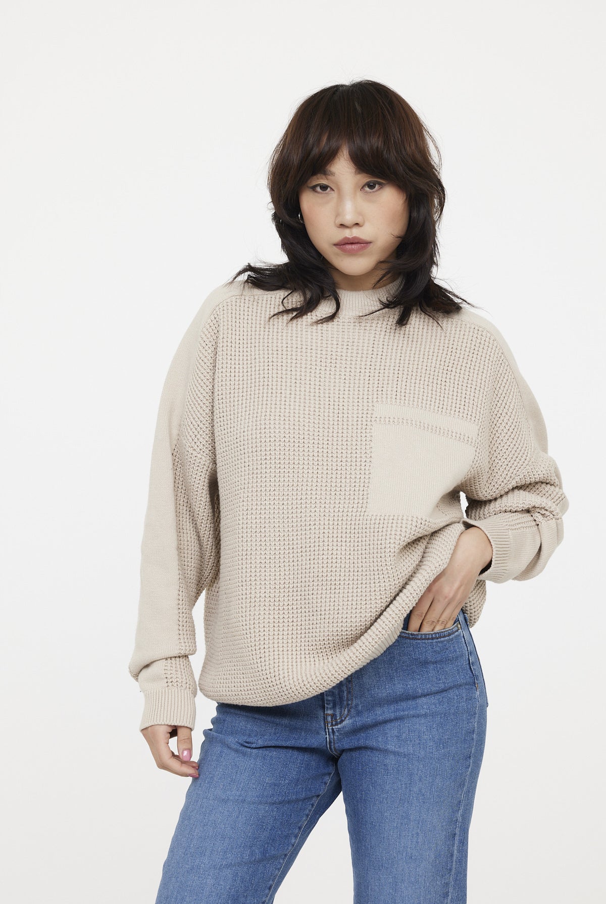 Pull CORALO Argile Beige