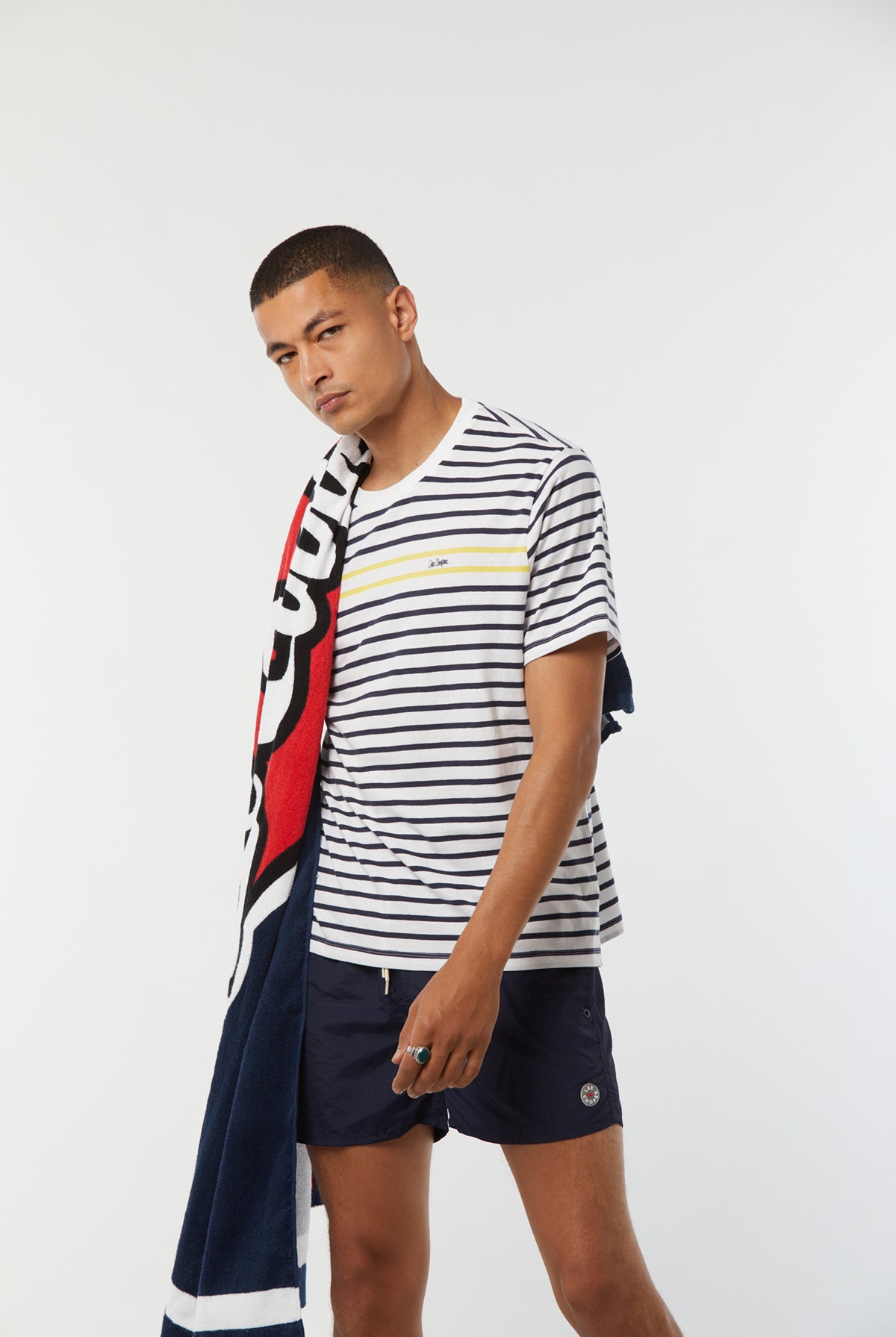 Serviette de plage ILE Encre