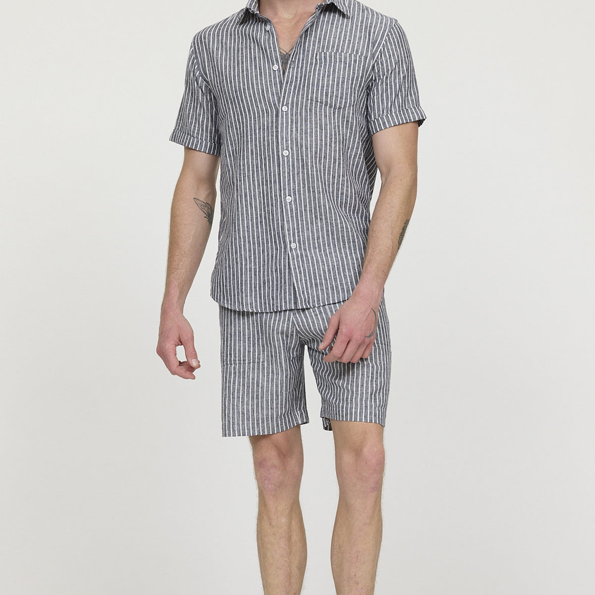 Short NINO Navy stripes