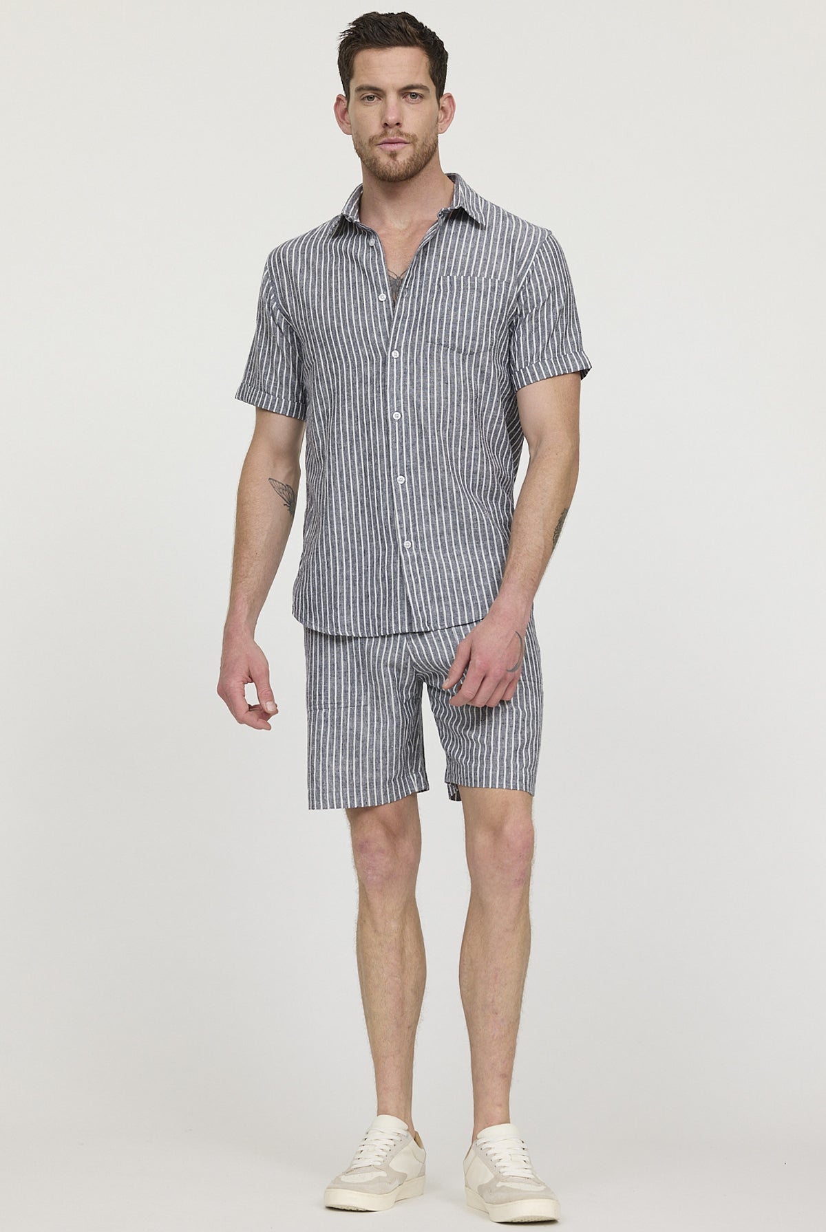 Short NINO Navy stripes