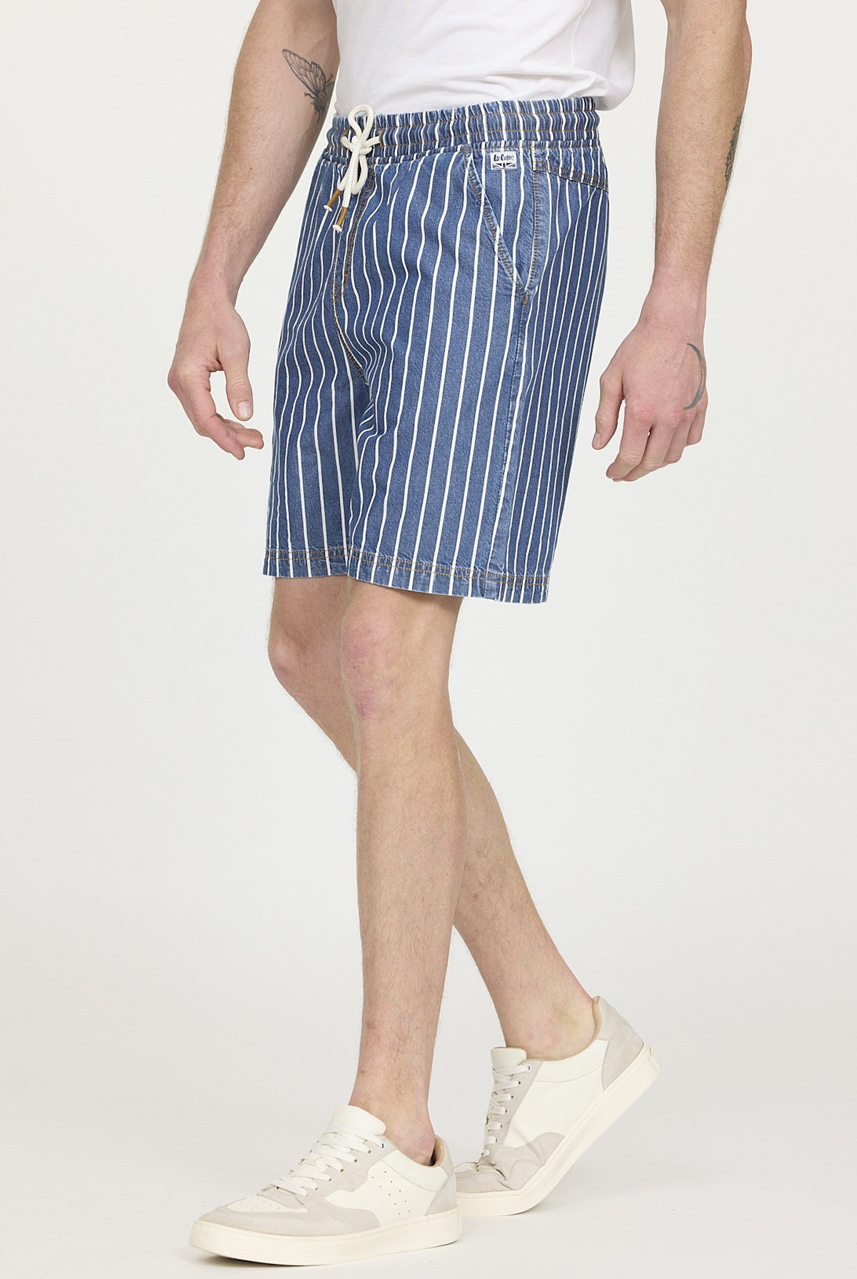 Short NORY Light Blue stripes