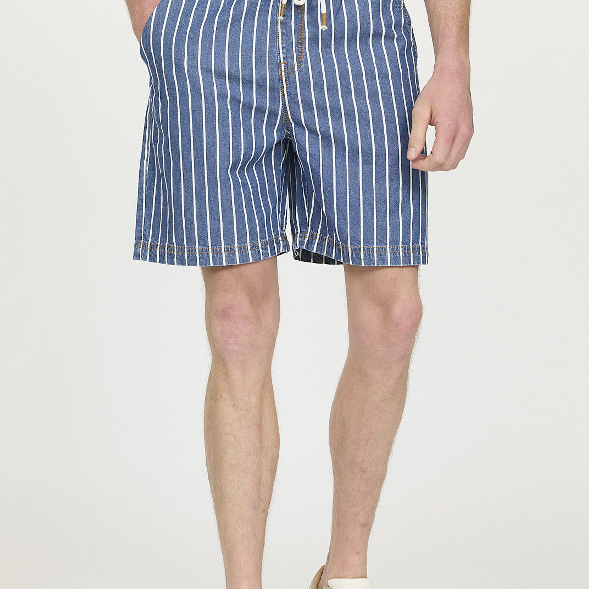 Short NORY Light Blue stripes