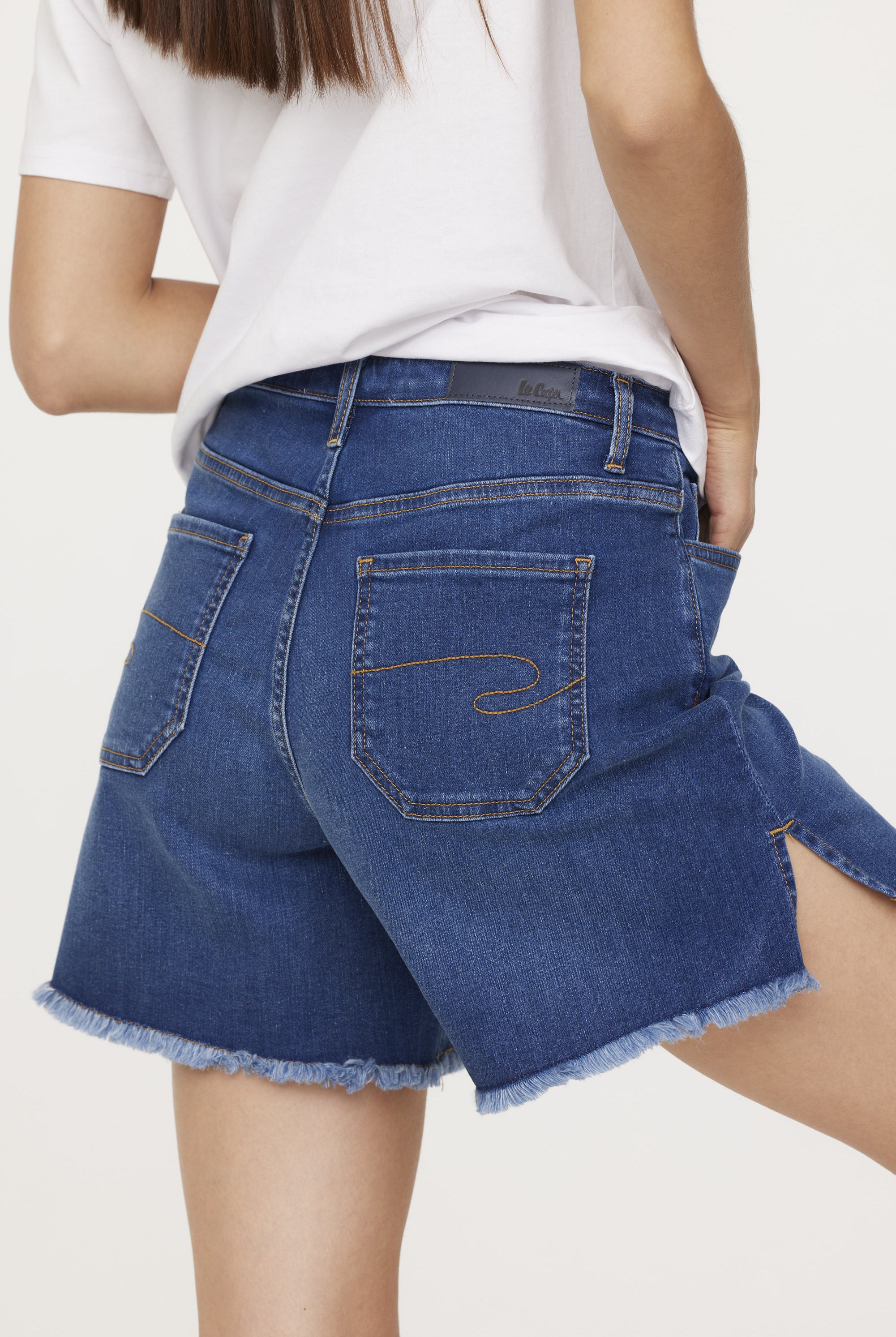 Short NOULY Light Blue Brushed