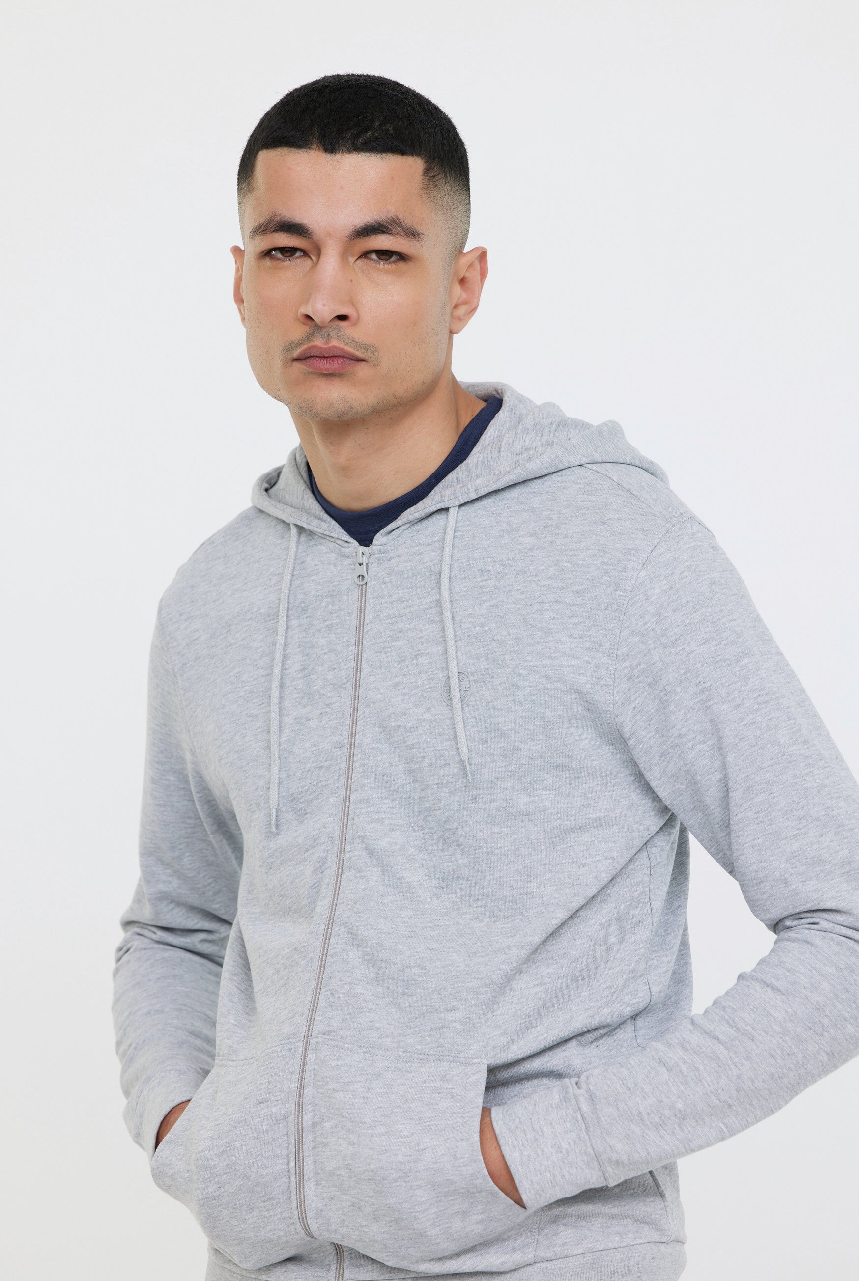 Sweatshirt ETIENNE Gris chiné