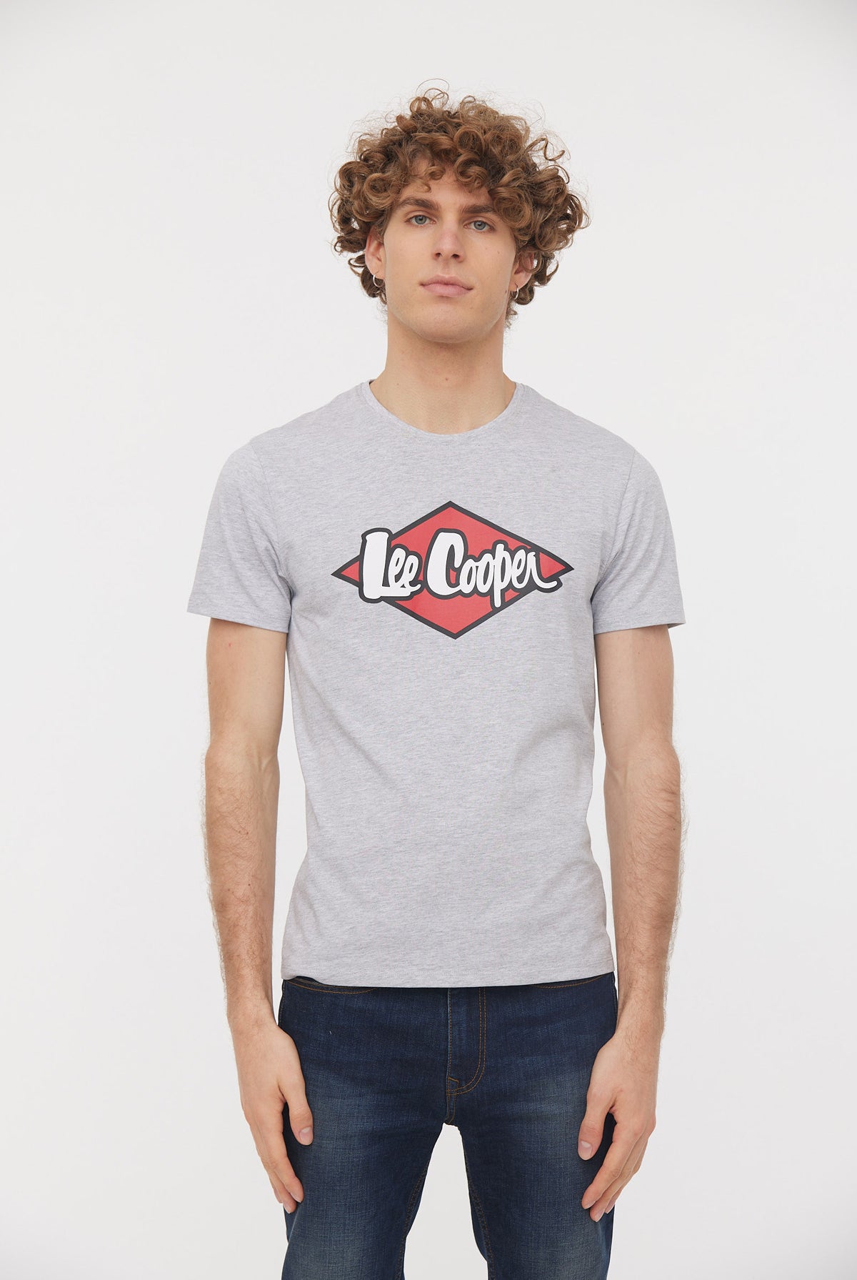 T-Shirt AZZIK Gris Chine