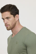 T-shirt AJESSY ML Kaki vert