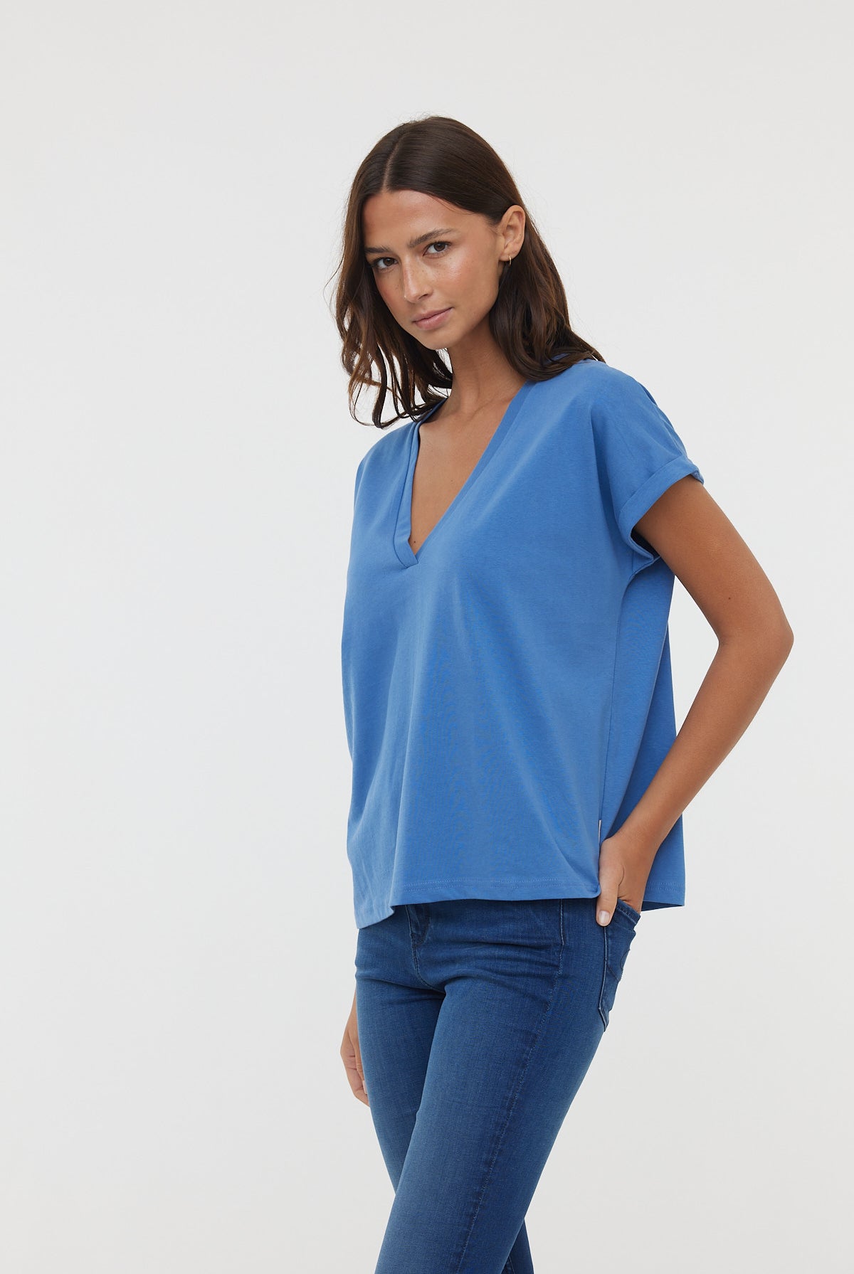 T-shirt ALYS MC Celadon blue