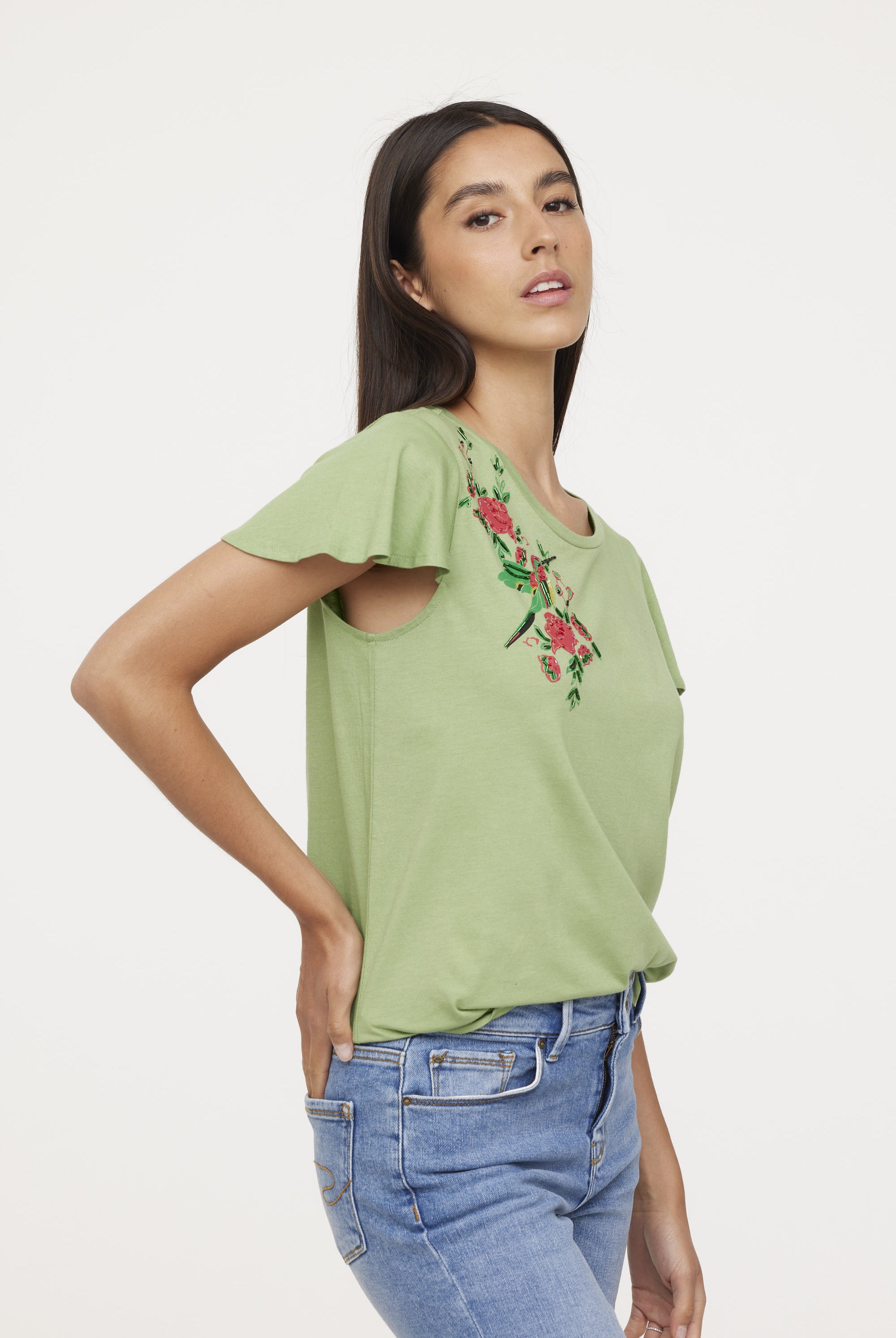T-shirt ANARA Matcha