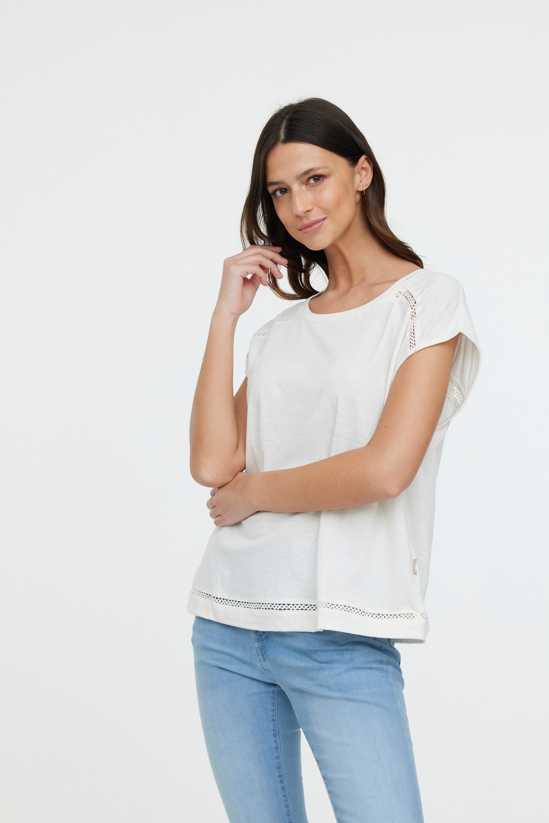 T-shirt ANIELE SM Cream