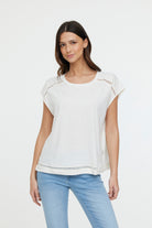 T-shirt ANIELE SM Cream