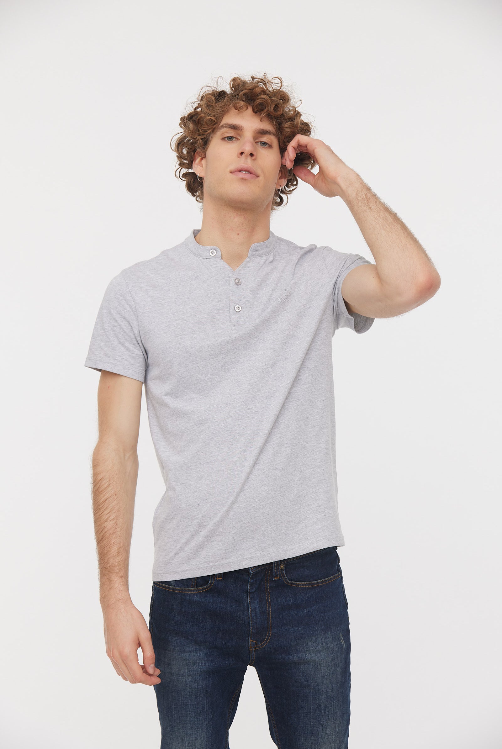 T-shirt Asilo Gris chine