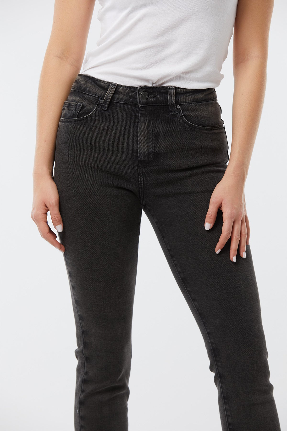 Jean femme LC161 L32 Noir stoned shadow