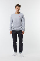 Sweatshirt mixte EVA Gris chine