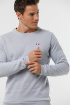 Sweatshirt mixte EVA Gris chine
