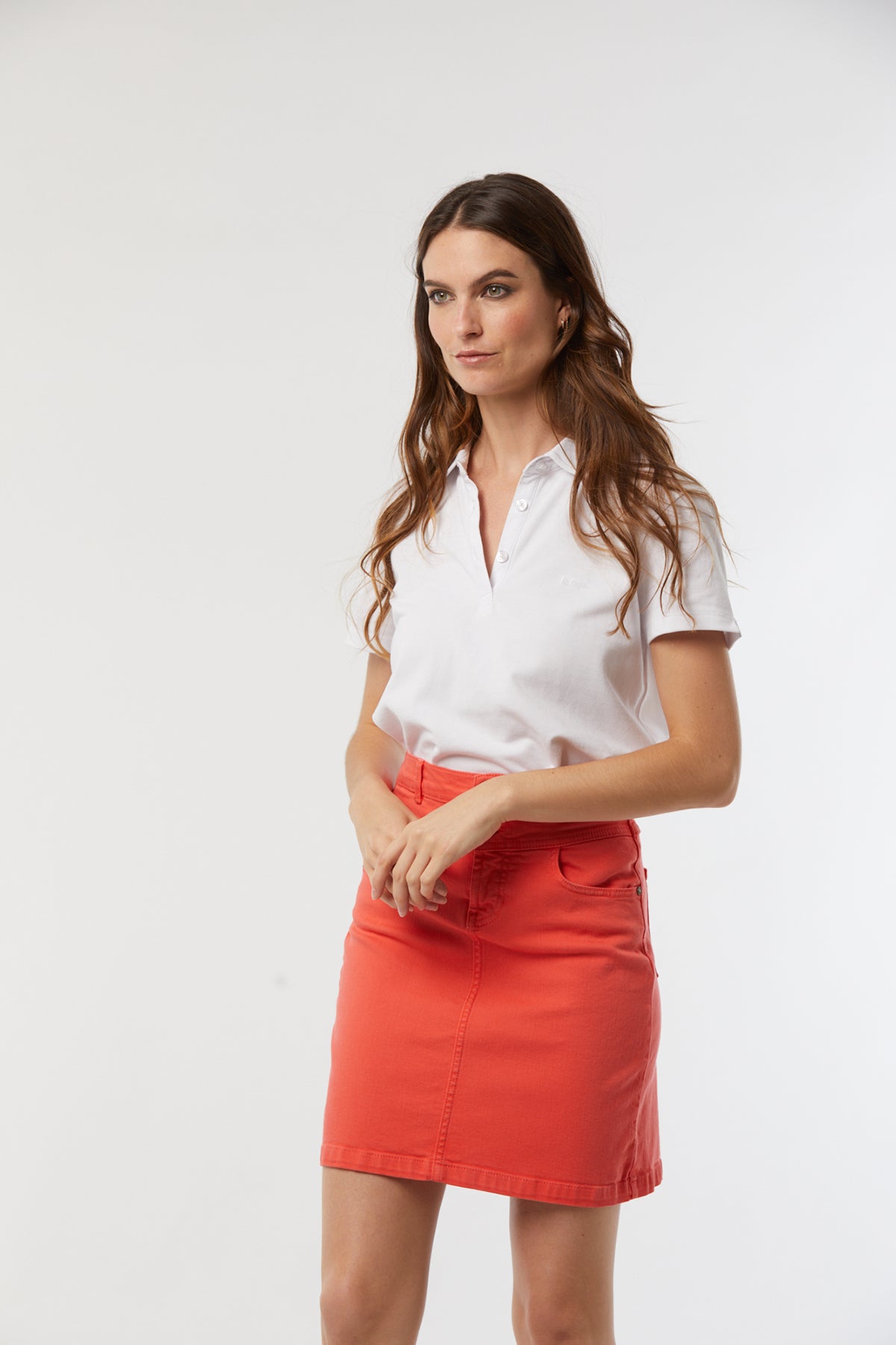 Jupe POKA Acide orange