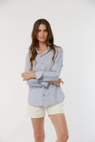 Chemise DHIMMI Bleu marant