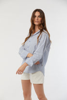 Chemise DHIMMI Bleu marant