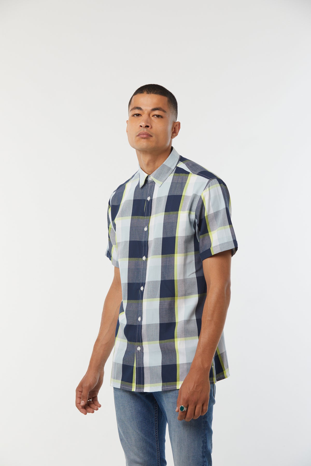 Chemise DOPLIS Jaune fluo