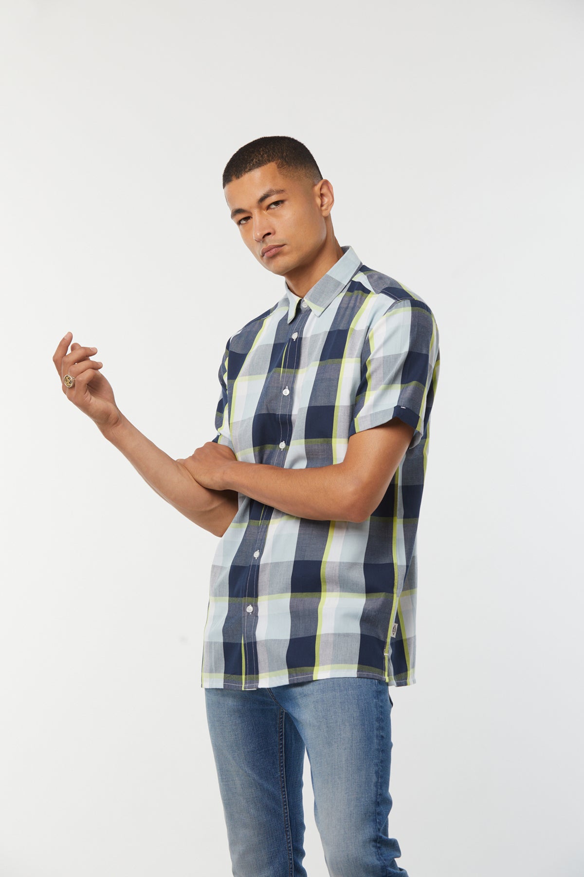 Chemise DOPLIS Jaune fluo