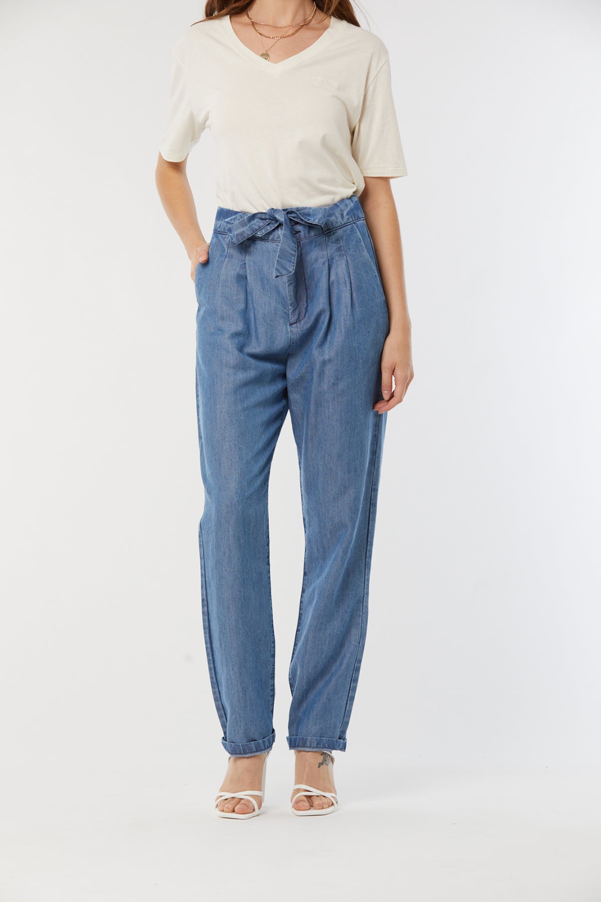 Pantalon GRACE Light blue - L32