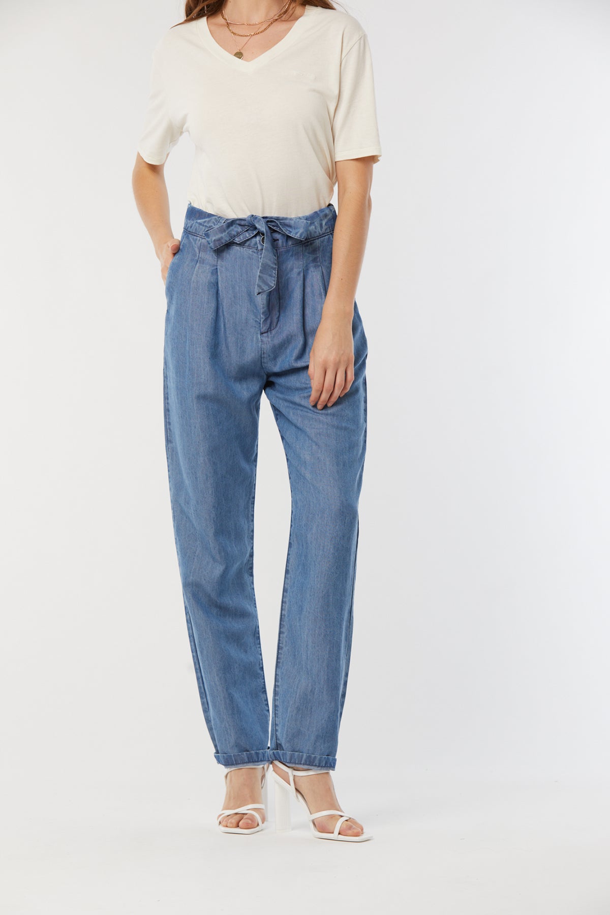 Pantalon GRACE Light blue - L32