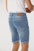 Shorts NANOT Light medium blue brushed
