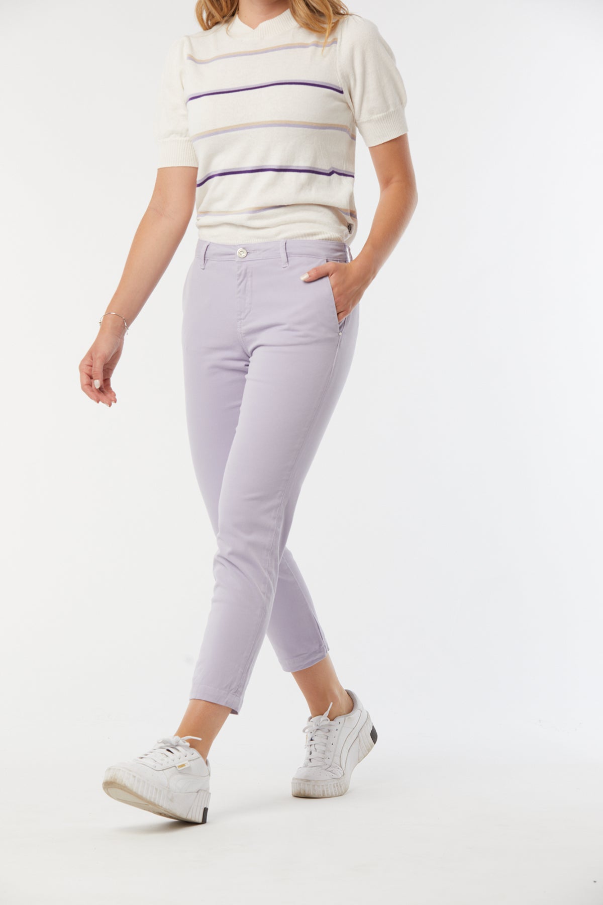 Pantalon JEMILA Mauve
