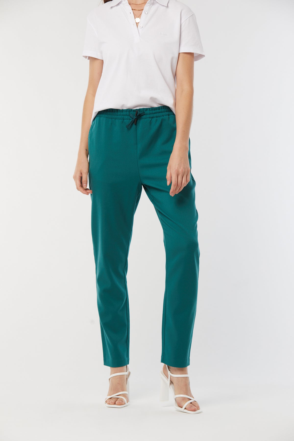 Pantalon GURI Vert bouteille