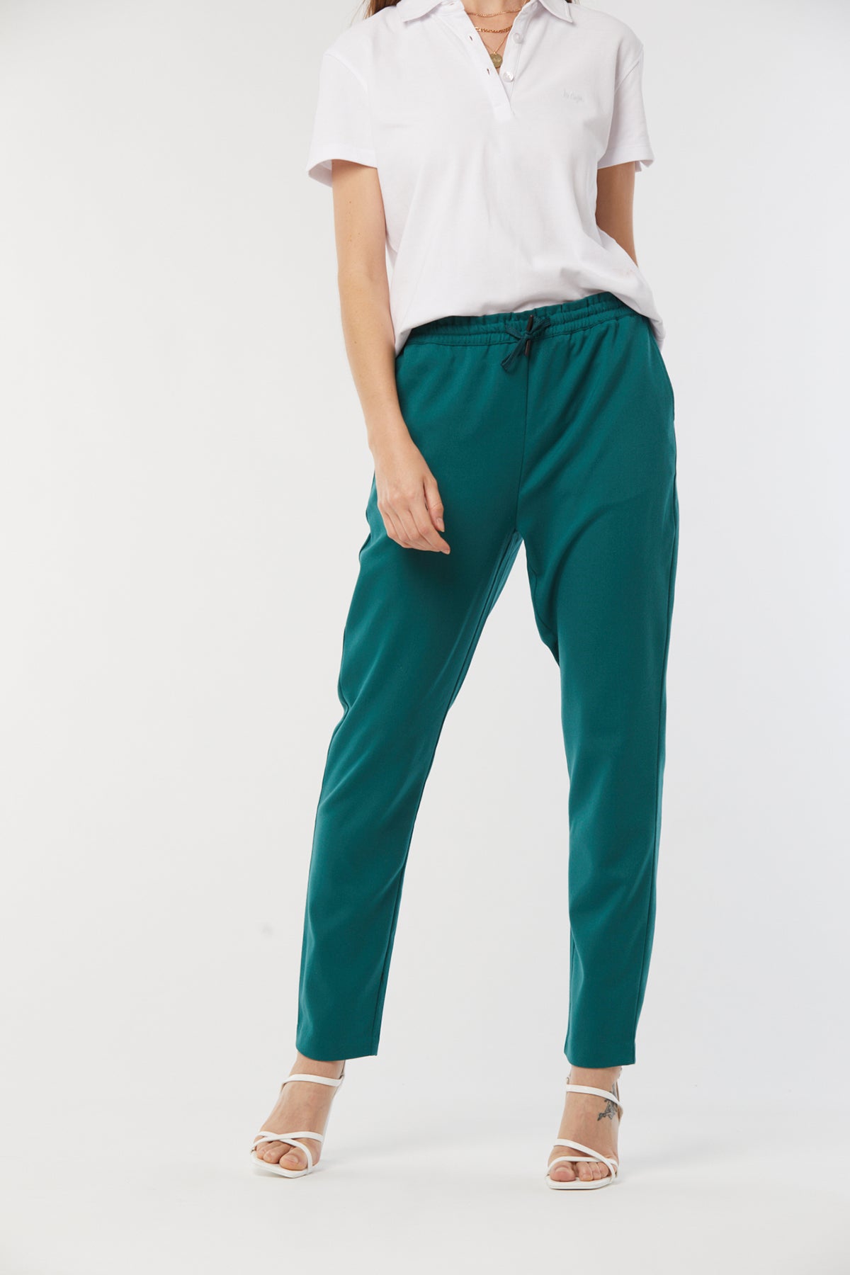 Pantalon GURI Vert bouteille