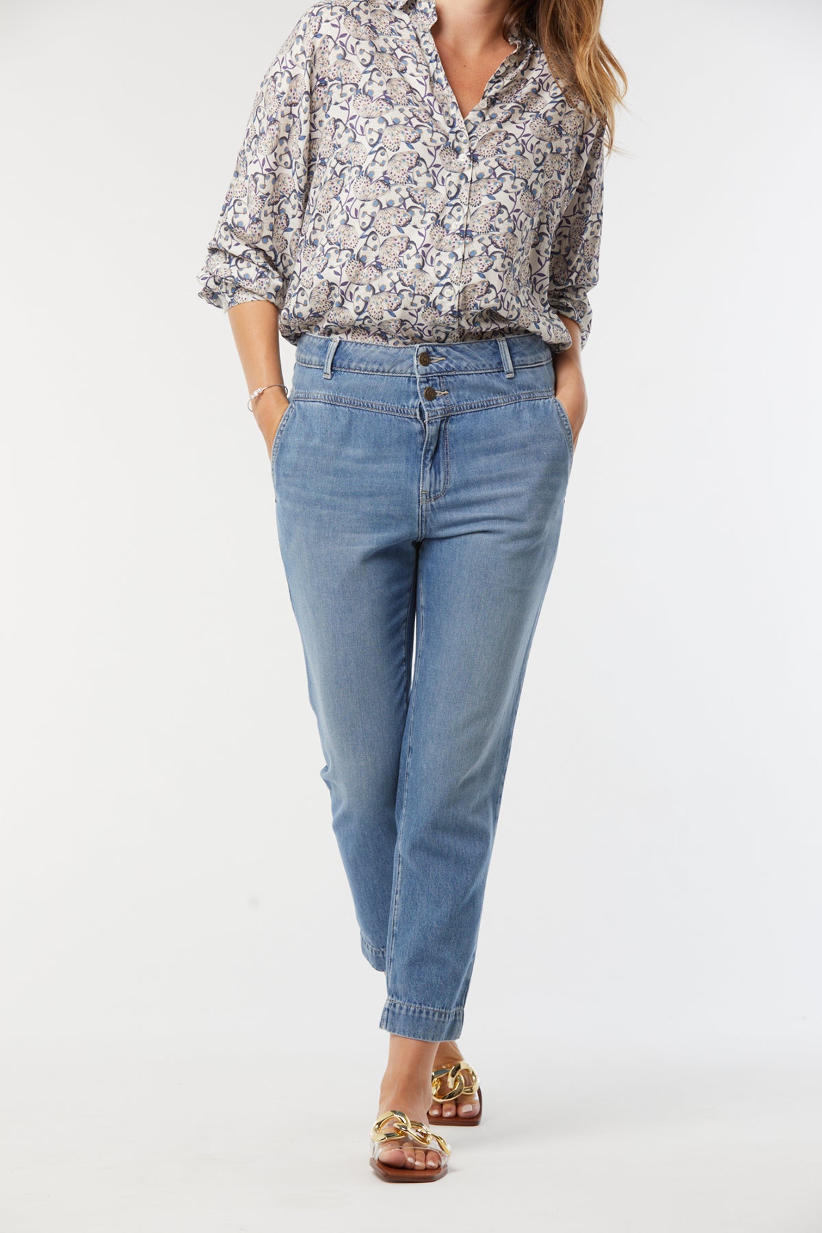 Jeans JENUS Light blue brushed