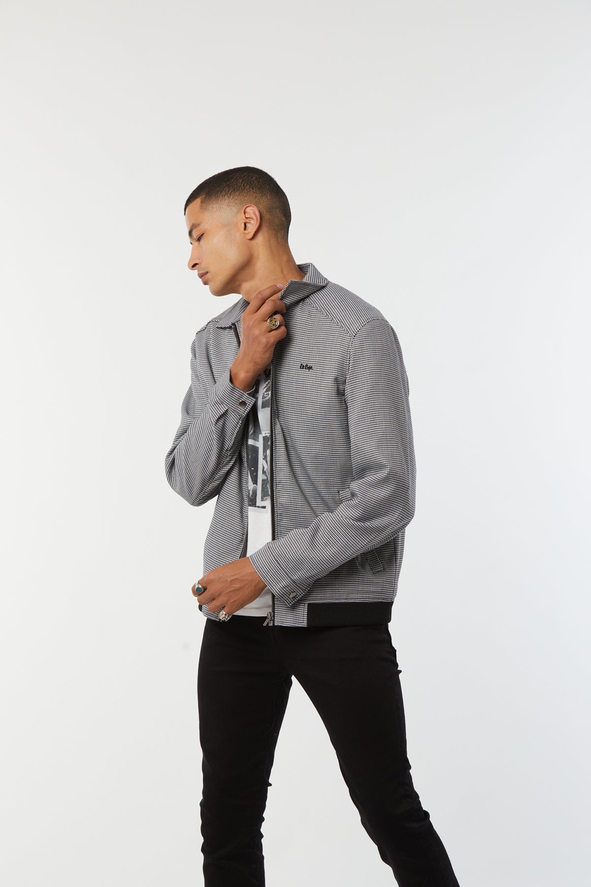 Veste FRUTO Blanc et noir