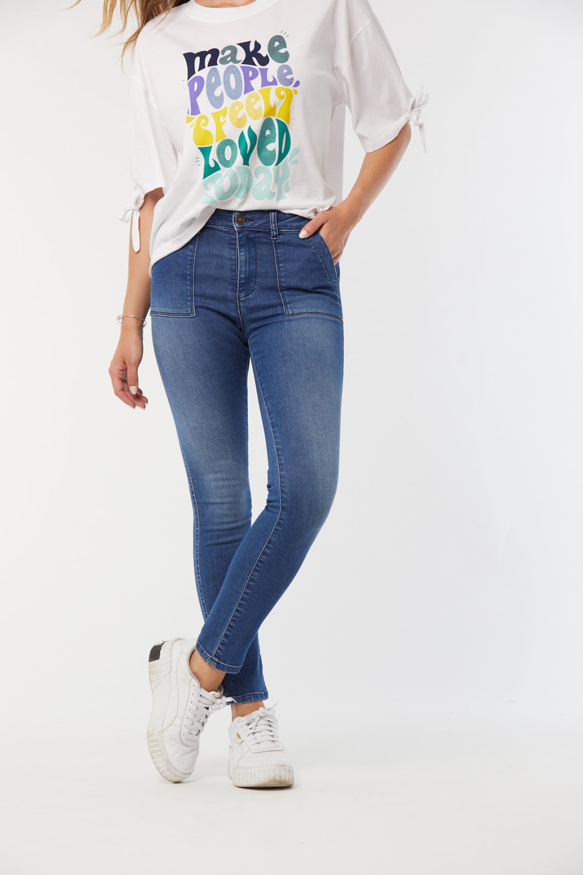 Jeans JILO MEDIUM BLUE - L32