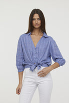 Chemise DATINA Bleu marant