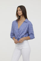 Chemise DATINA Bleu marant