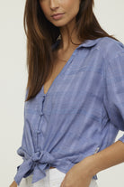 Chemise DATINA Bleu marant