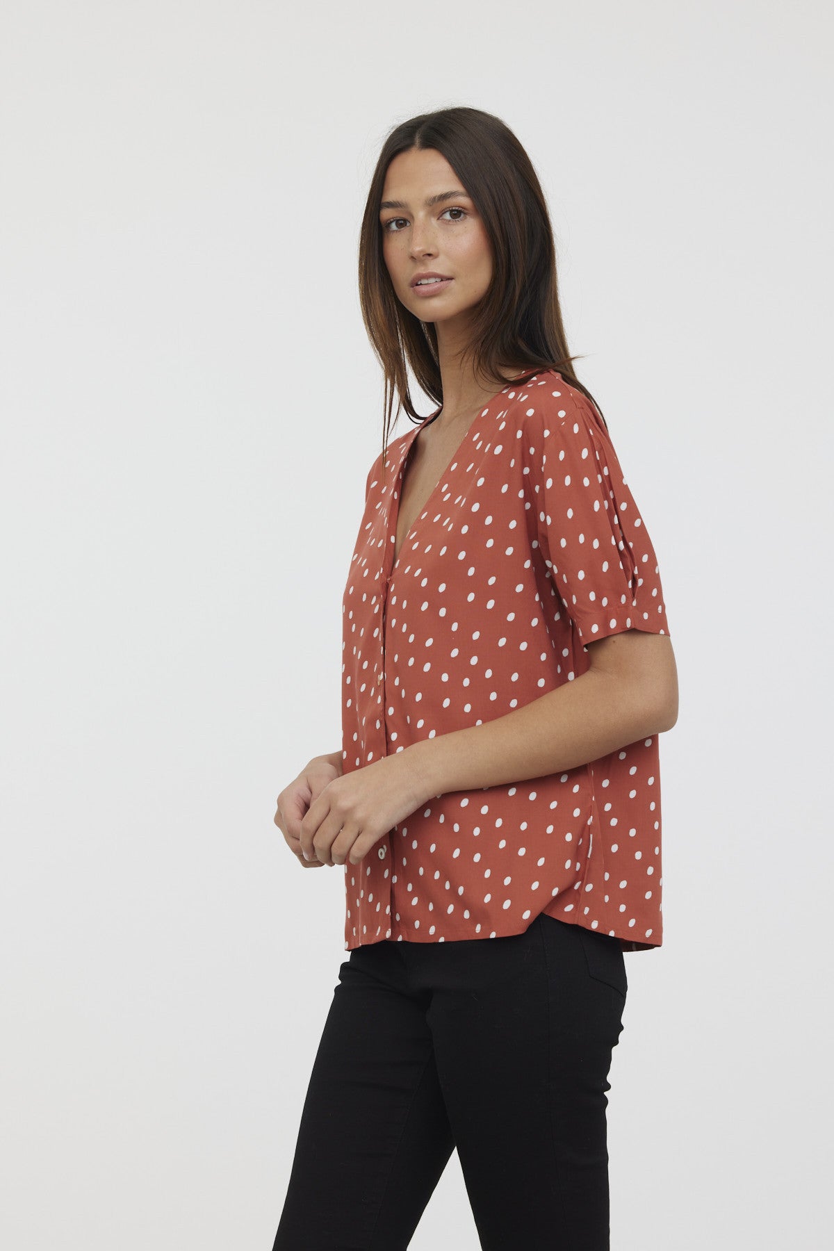 Chemise DIREILLE Terracota