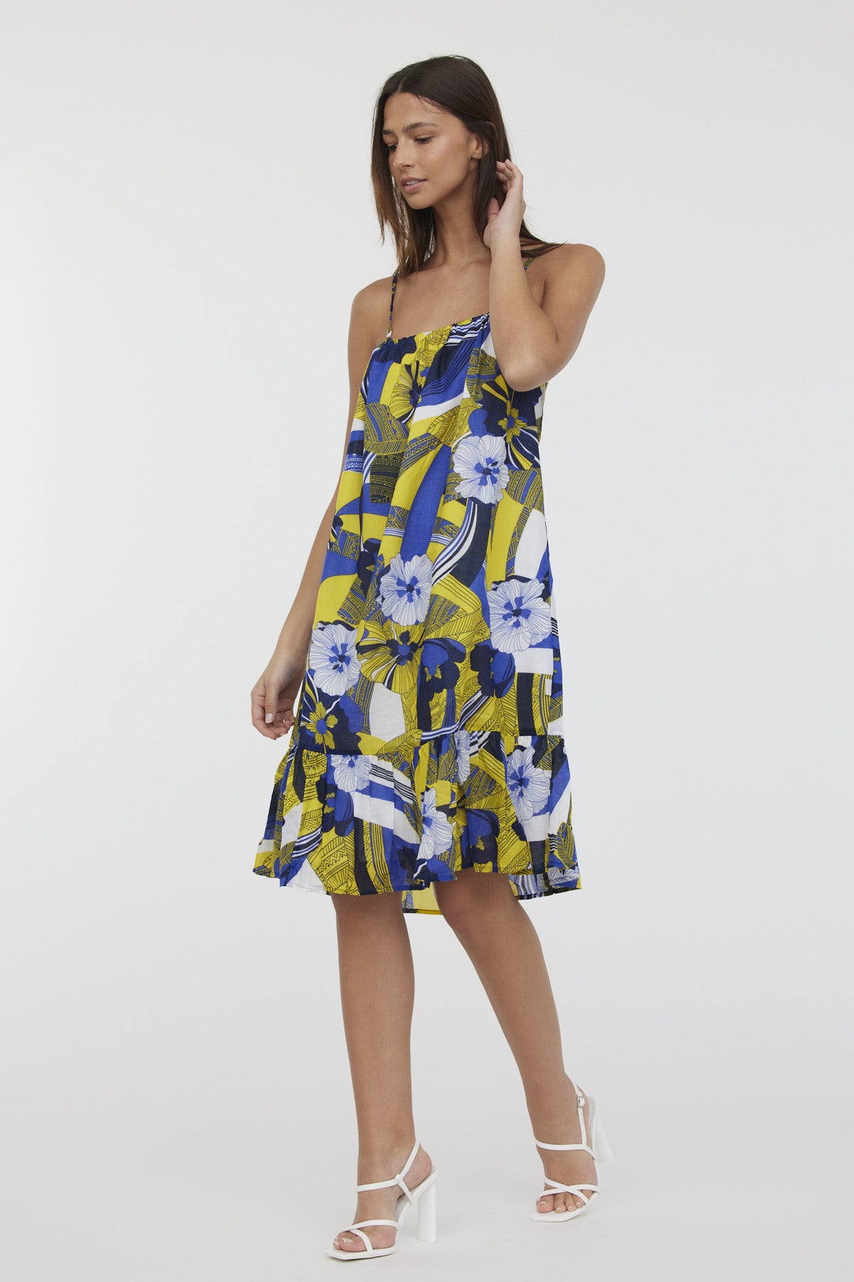 Robe LOUNA Jaune fluo