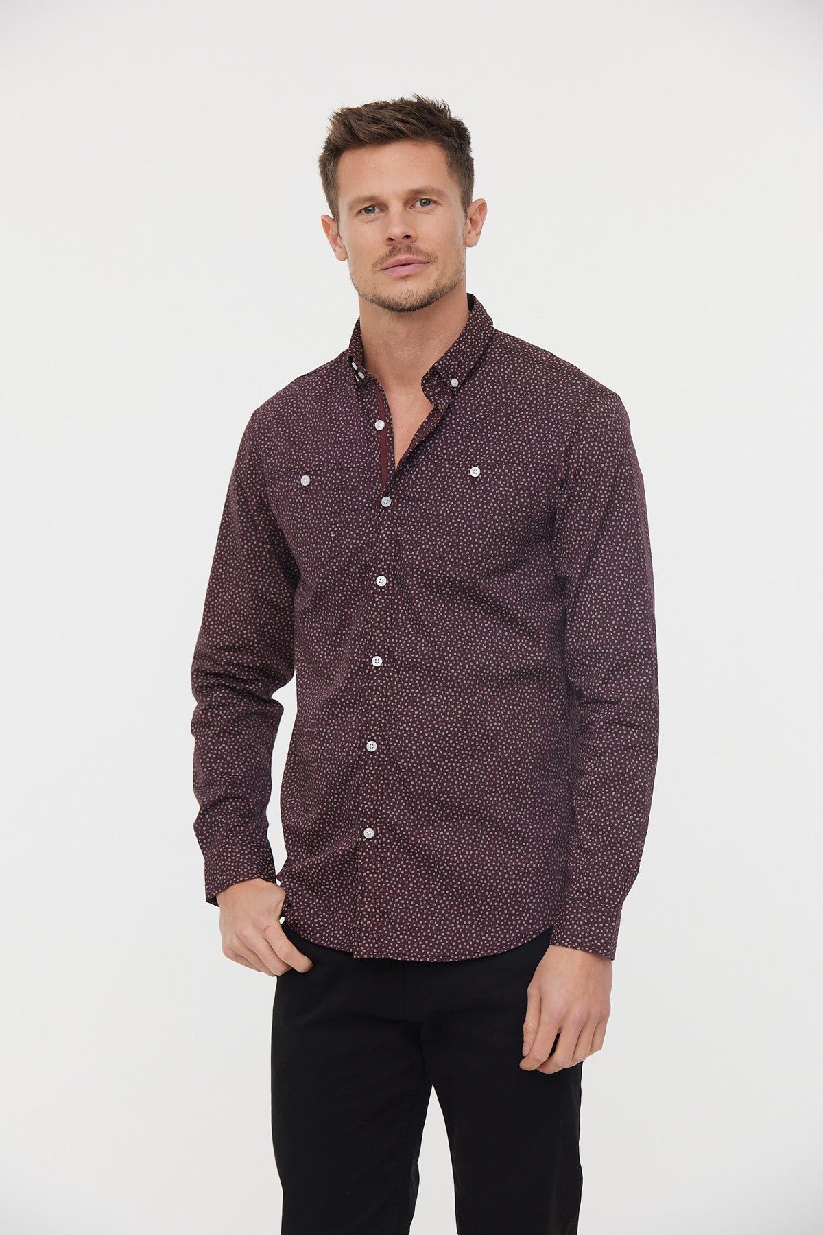 Chemise DOKIN Aubergine