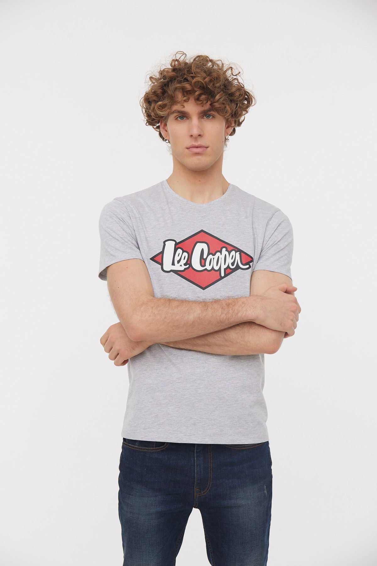 T-Shirt AZZIK Gris Chine