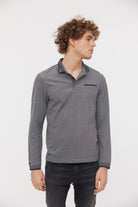 Polo BUTEA Noir/Gris Souris