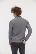 Polo BUTEA Noir/Gris Souris