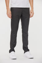 Pantalon chino NEILS Anthracite / Bordeaux L32