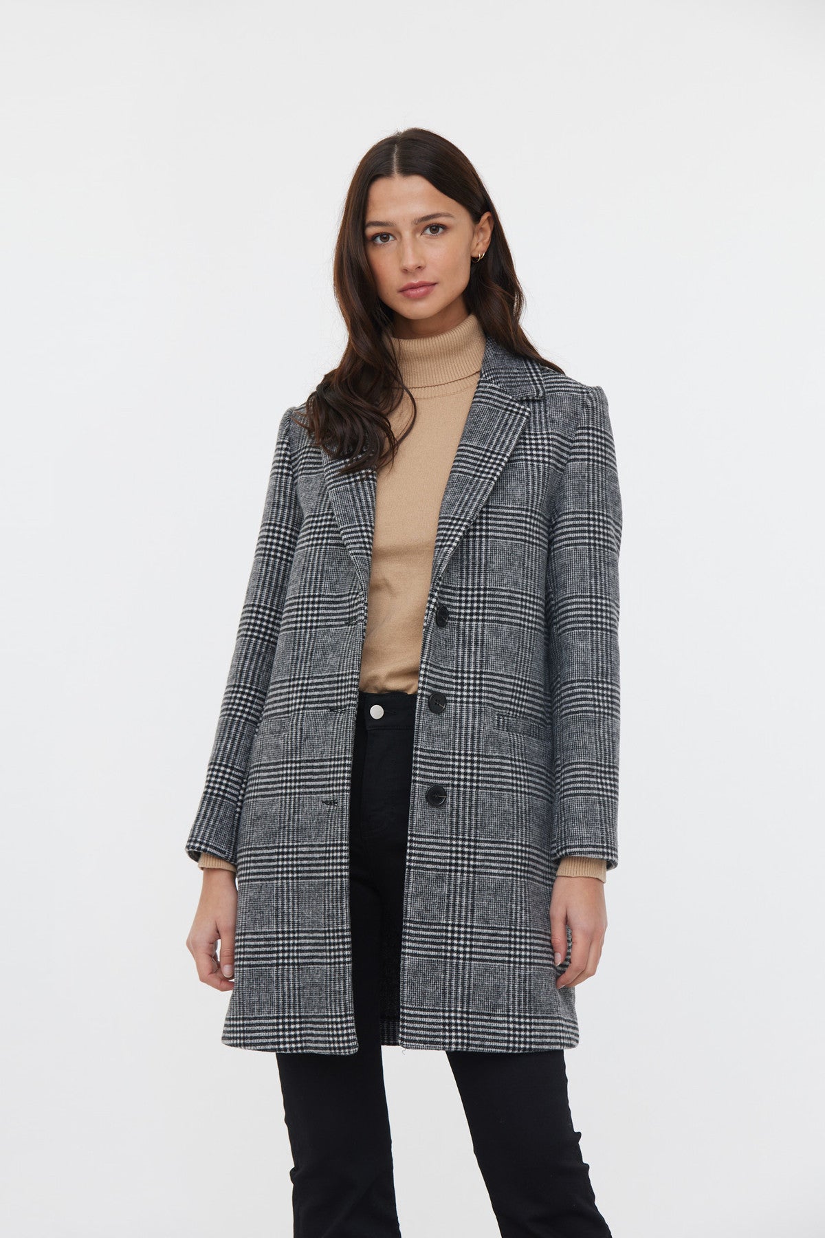Manteau FIDA Noir / Blanc
