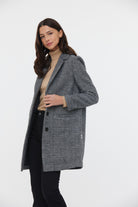 Manteau FIDA Noir / Blanc