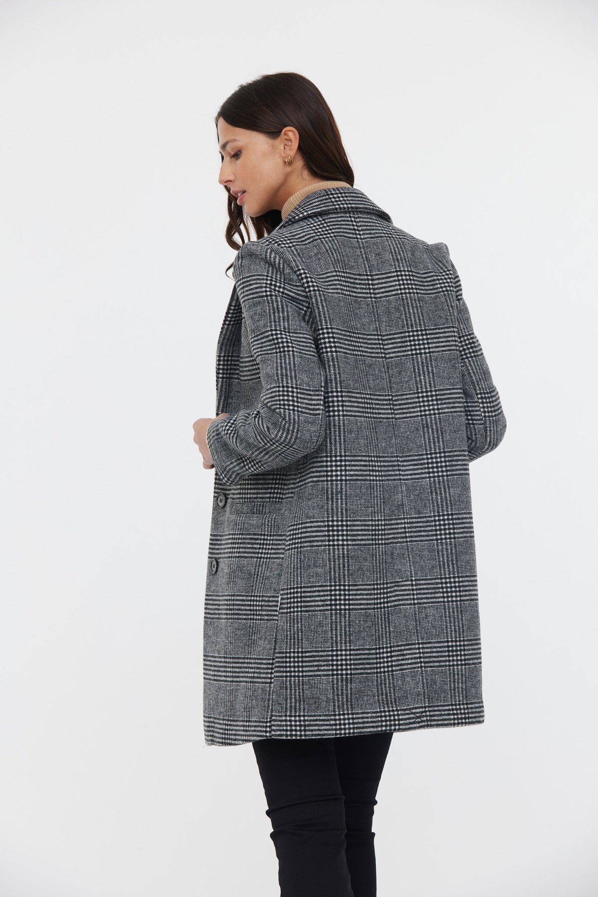 Manteau FIDA Noir / Blanc