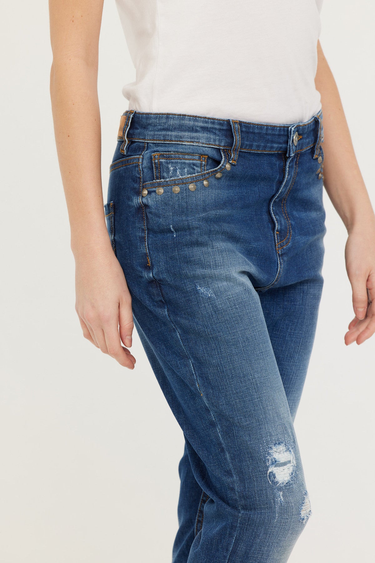 Jean JOHANA Medium Blue Destroy