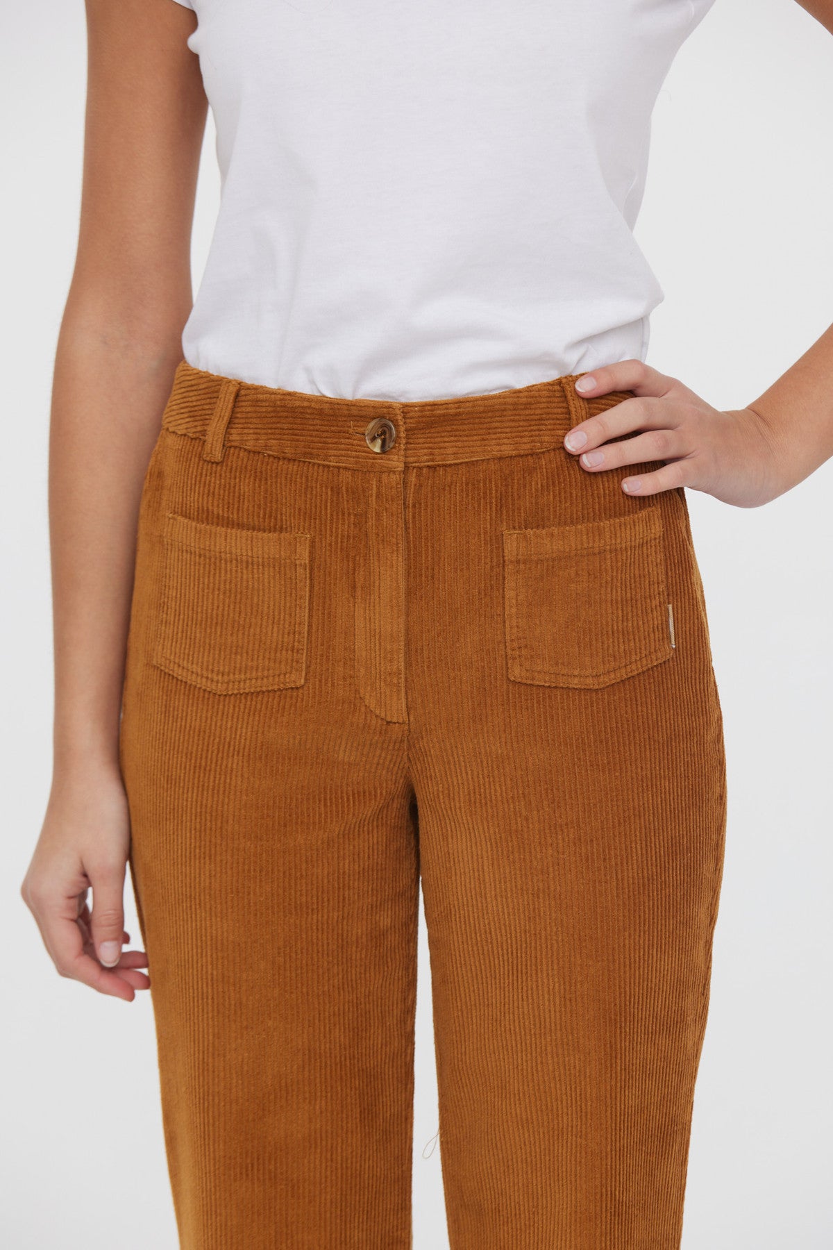 Pantalon JANELLE Tabac